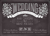 Custom Wedding Painted Chalkboard Photography Backdrop J-0059 Shopbackdrop